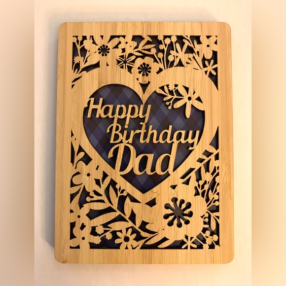 ⭐️BOGO // Bamboo Birthday Card (for dad) - Picture 1 of 16